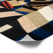 Poster Huile fine géométrique (Coin)