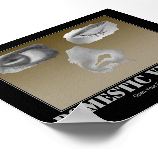 Poster huiselijk geweld (Hoek)