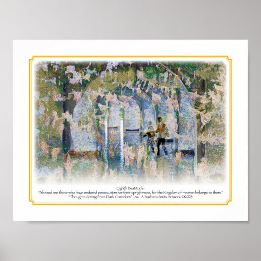 Poster Huitième taille de béatitude 8,5x11 (Devant)