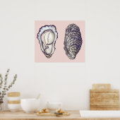 Poster Huîtres (Cuisine)