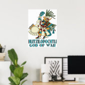 Poster Huitzilopochtli (Bureau à domicile)