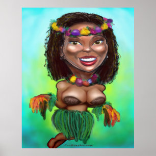 Poster Hula Dancer