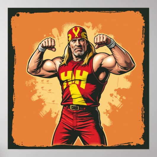 Poster Hulk Hogan – Real American Legend (Devant)