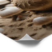 Poster Humain Abstrait dans Rotten Wood Lodge avec Champi (Coin)