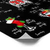 Poster Human Skeleton Anatomy Christmas Medical Student X (Coin)