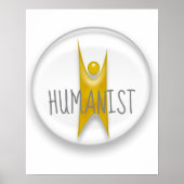 Poster Humaniste Happy Human (Devant)