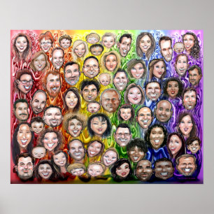 Poster Humanité interconnectée