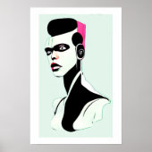 Poster Humanoïdes - Modèle 05 (Devant)