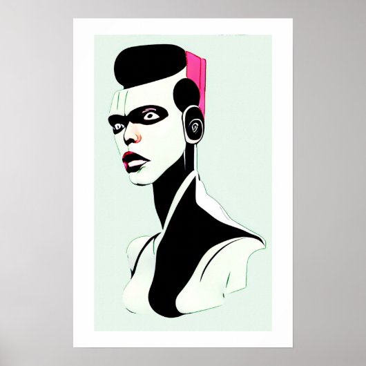 Poster Humanoïdes - Modèle 05 (Devant)