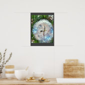 Poster Humble horloge en pissenlit A.I. photo améliorée. (Cuisine)