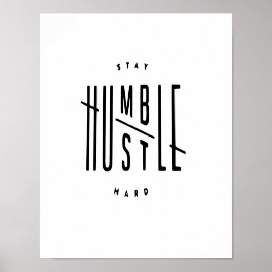 Poster Humble Hustle (Devant)