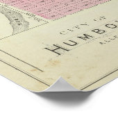 Poster Humboldt, Moran City et Laharp, Kansas (Coin)