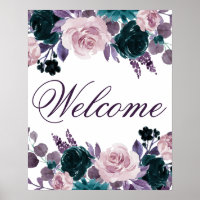 Humeur Bohème | Quinceañera Florale Violet Aubergi