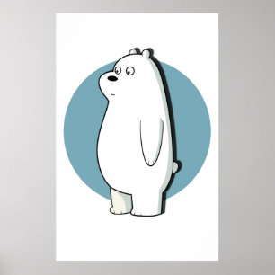 Poster Humeur de l'ours de glace