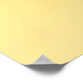Poster HUMEUR DE PRINTEMPS – Jaune Pastel | clair à profo (Coin)