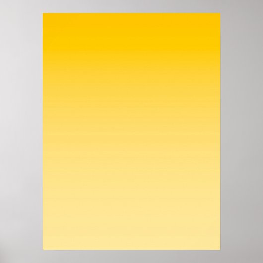 Poster HUMEUR DE PRINTEMPS – Jaune Pastel | clair à profo (Devant)
