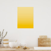 Poster HUMEUR DE PRINTEMPS – Jaune pastel | profond à cla (Cuisine)