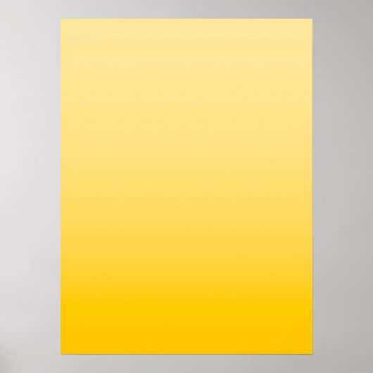 Poster HUMEUR DE PRINTEMPS – Jaune pastel | profond à cla (Devant)