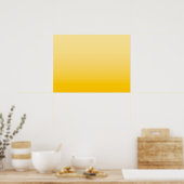 Poster HUMEUR DE PRINTEMPS – Jaune pastel | profond à cla (Cuisine)
