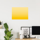 Poster HUMEUR DE PRINTEMPS – Jaune pastel | profond à cla (Bureau à domicile)