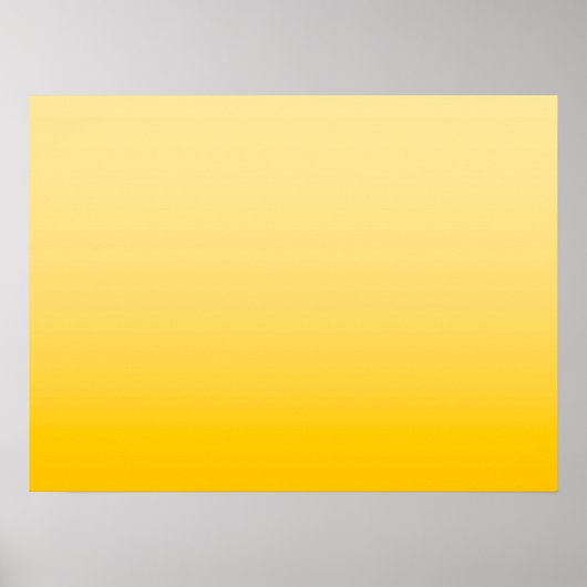Poster HUMEUR DE PRINTEMPS – Jaune pastel | profond à cla (Devant)