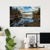 Poster Humeur du matin | Lac Eibsee (Bureau à domicile)