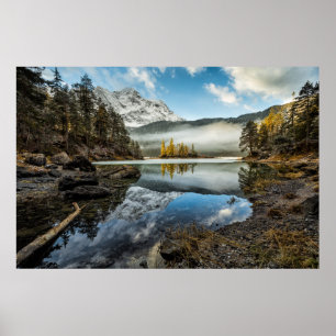 Poster Humeur du matin Lac Eibsee