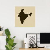 Poster Humeurs d'épices au chocolat Inde (Bureau à domicile)