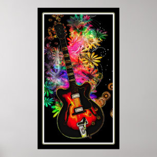 Poster Humeurs guitares