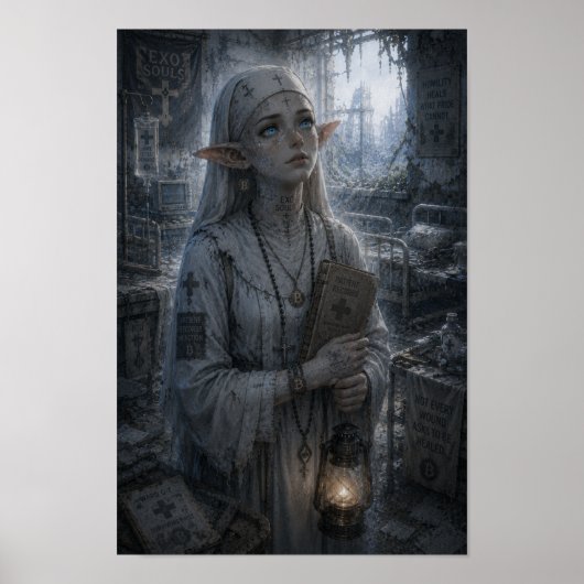 Poster Humilité / Religieuse / Hôpital (Devant)