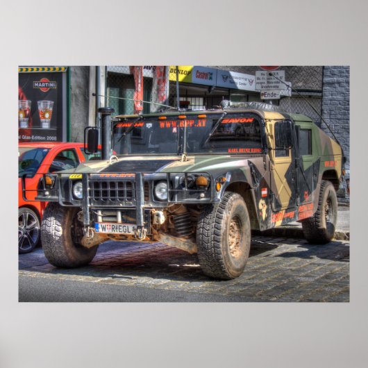 Poster Hummer H1 (Devant)
