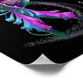 Poster Hummingbird Purple Ribbon Prévention du suicide (Coin)