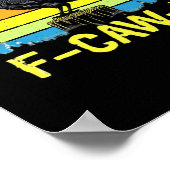 Poster Humor Funny Crow F-Caw-F Gothic (Coin)