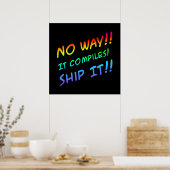 Poster Humor programmeren (Keuken)