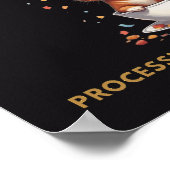 Poster Humoriste Chat Relatable Surpenseur Professionnel  (Coin)