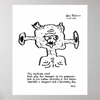 Poster humoristique bien lu Freak 12-10-22