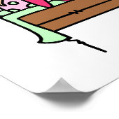 Poster Humoristique, laissez grumeux dormir (Coin)