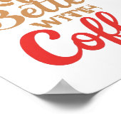 Poster Humorous Morning Caffeine Slogan (Coin)