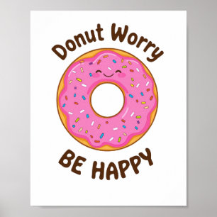 Poster Humour alimentaire positif et sucré