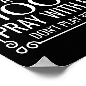 Poster Humour chrétien Saint et Hood (Coin)