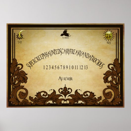 Poster Humour de la carte Spirit (Devant)