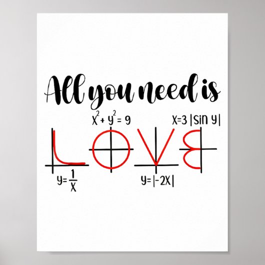 Poster Humour de la Saint-Valentin pour les professeurs d (Devant)