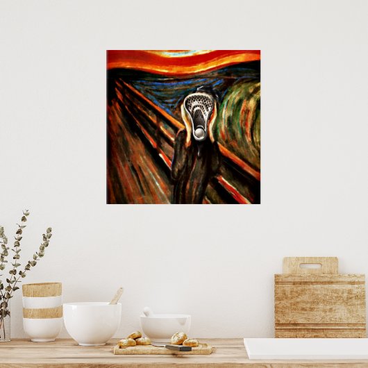 Poster Humour de l'équipe de crosse (Cuisine)