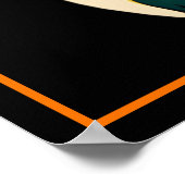 Poster Humour de l'oreille de chien chiot (Coin)