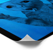 Poster Humour de mème de chat de pattes Funny Kitty Lover (Coin)