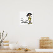 Poster Humour de stupidité (Cuisine)