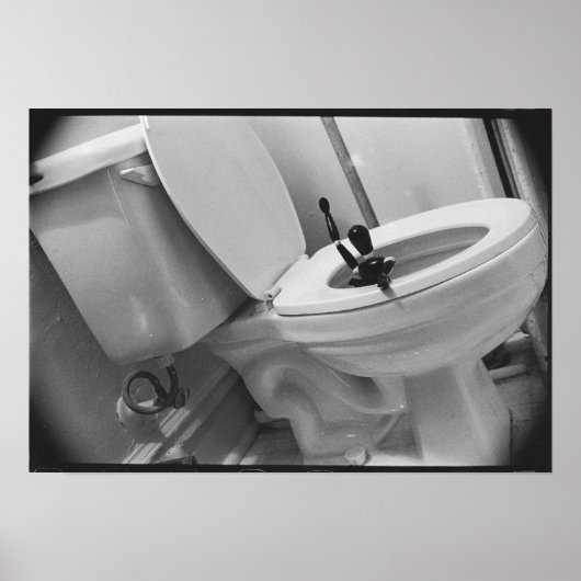 Poster Humour de toilettes (Devant)