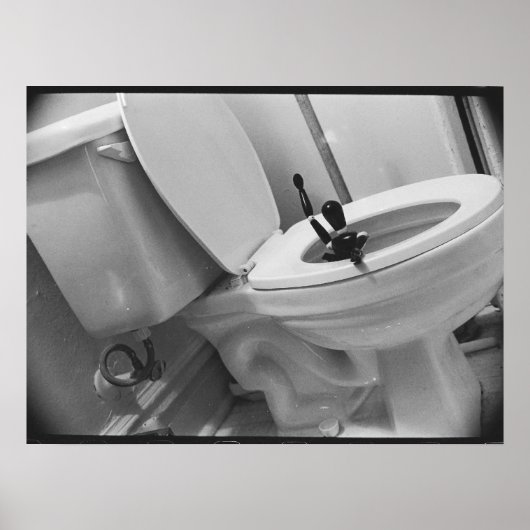 Poster Humour de toilettes (Devant)