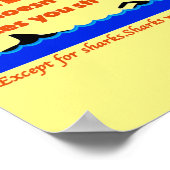 Poster Humour de triathlon (Coin)