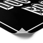 Poster Humour des livres d'oreille de chien (Coin)